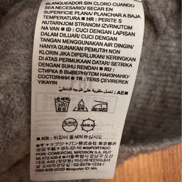 Banana Republic Sweater Womens Sz XS Gray Crew Neck Wool Alpaca blended(n3 - Picture 7 of 9